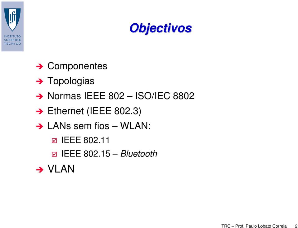 3) LANs sem fios WLAN: IEEE 802.11 IEEE 802.