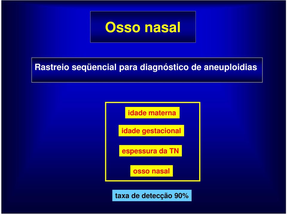 materna idade gestacional espessura