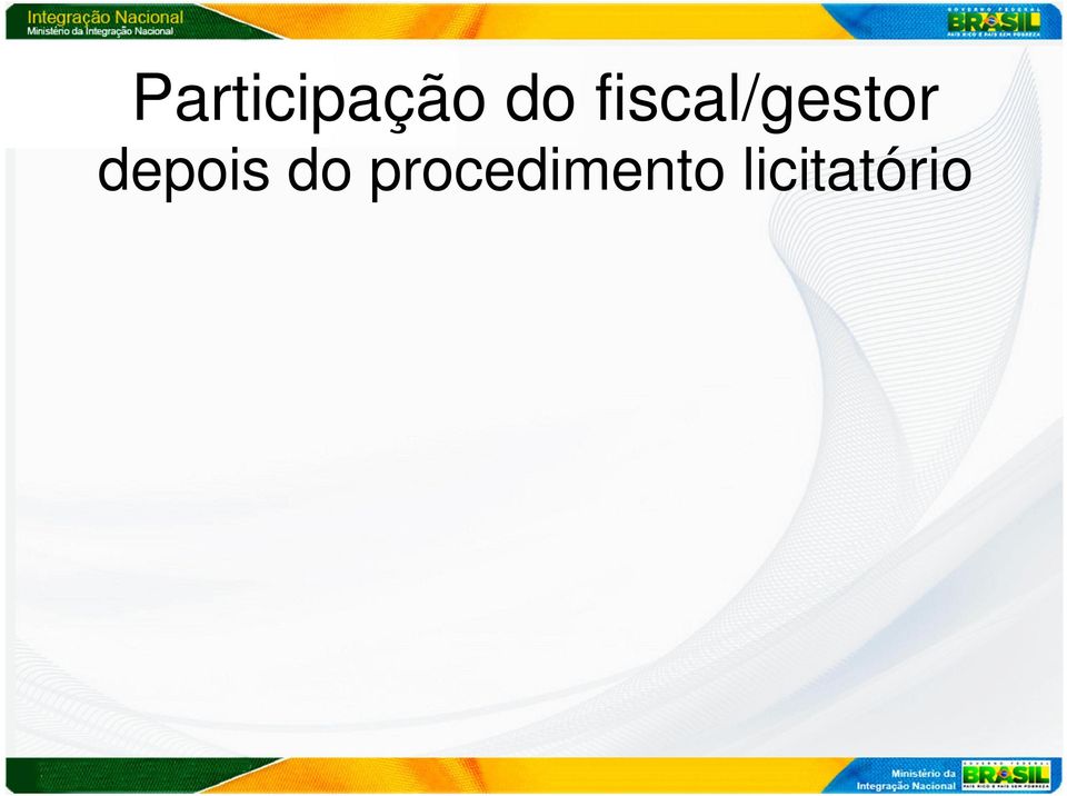 Contratada Apresentações das partes Início