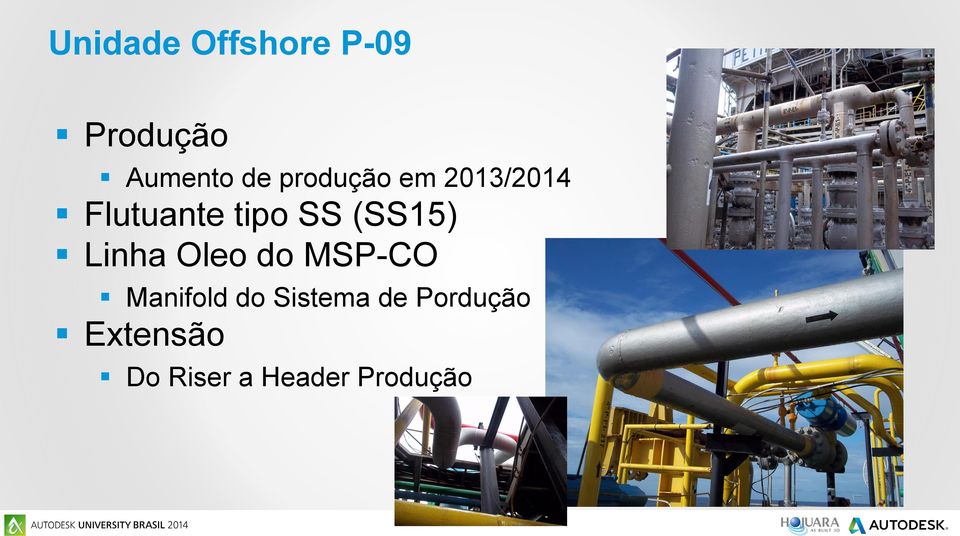 (SS15) Linha Oleo do MSP-CO Manifold do