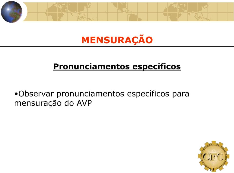 pronunciamentos