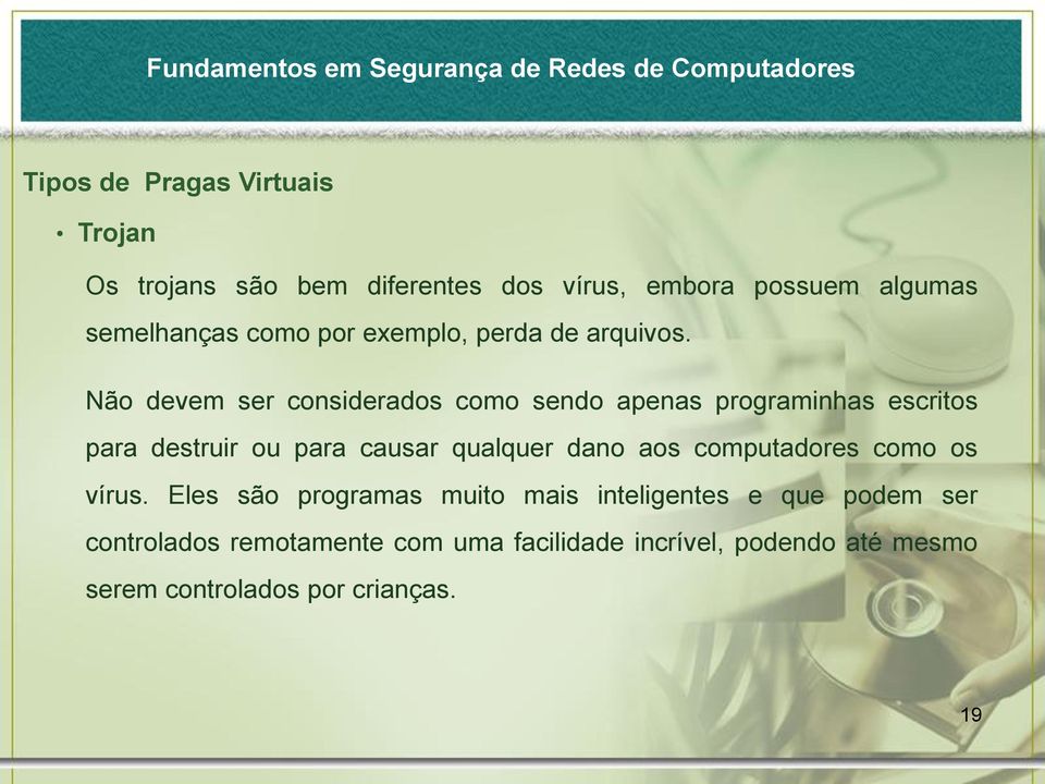 Não devem ser considerados como sendo apenas programinhas escritos para destruir ou para causar qualquer