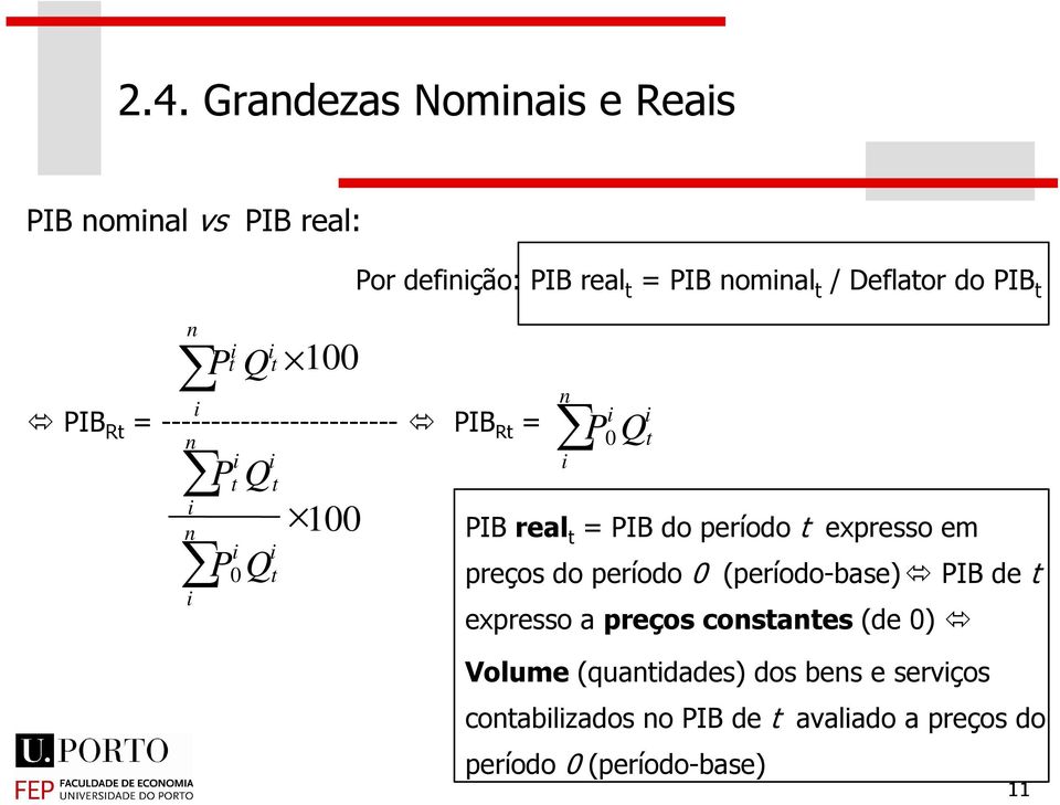 em preços do período (período-base) IB de expresso a preços cosaes (de ) Volume