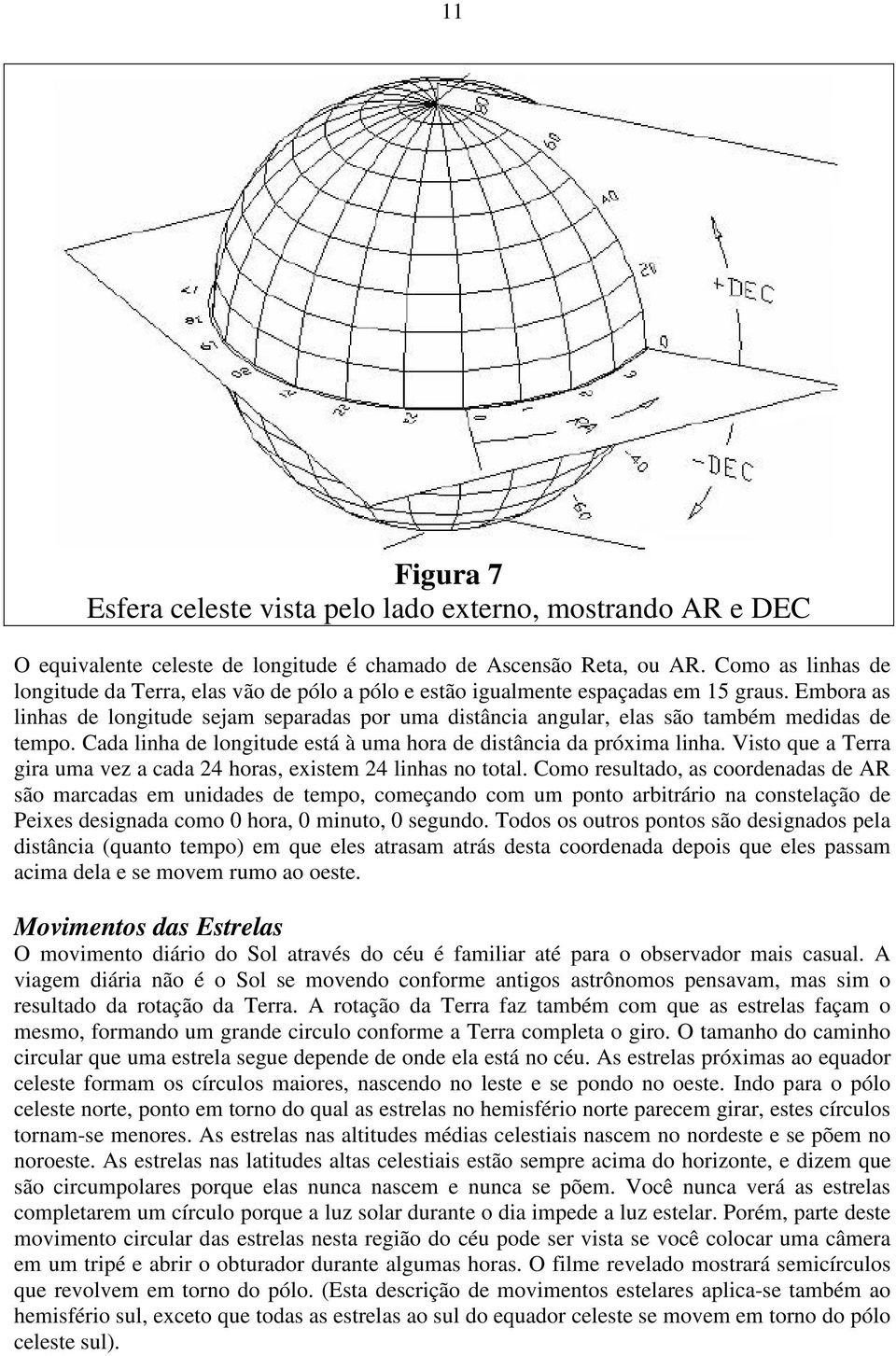 Embora as linhas de longitude sejam separadas por uma distância angular, elas são também medidas de tempo. Cada linha de longitude está à uma hora de distância da próxima linha.