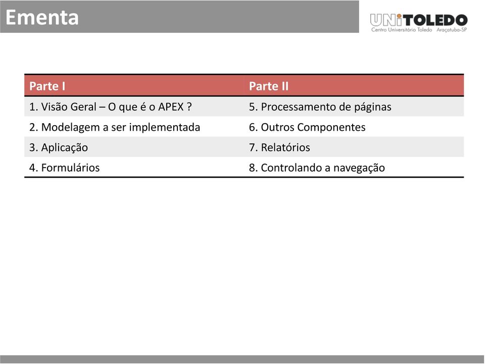 Processamento de páginas 2.