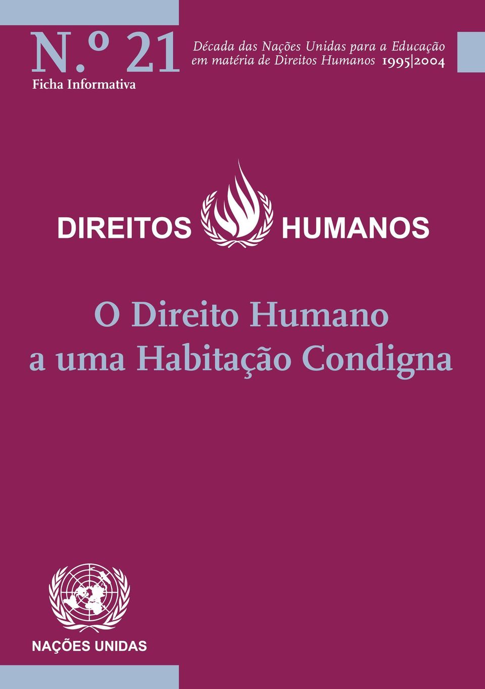 matéria de Direitos Humanos 1995