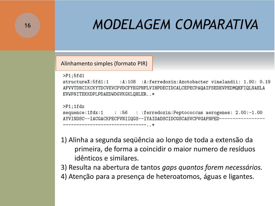 resíduos idênticos e similares.