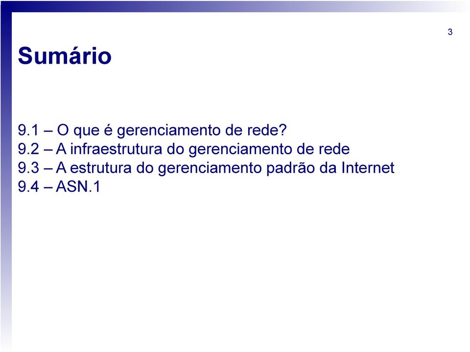 2 A infraestrutura do gerenciamento