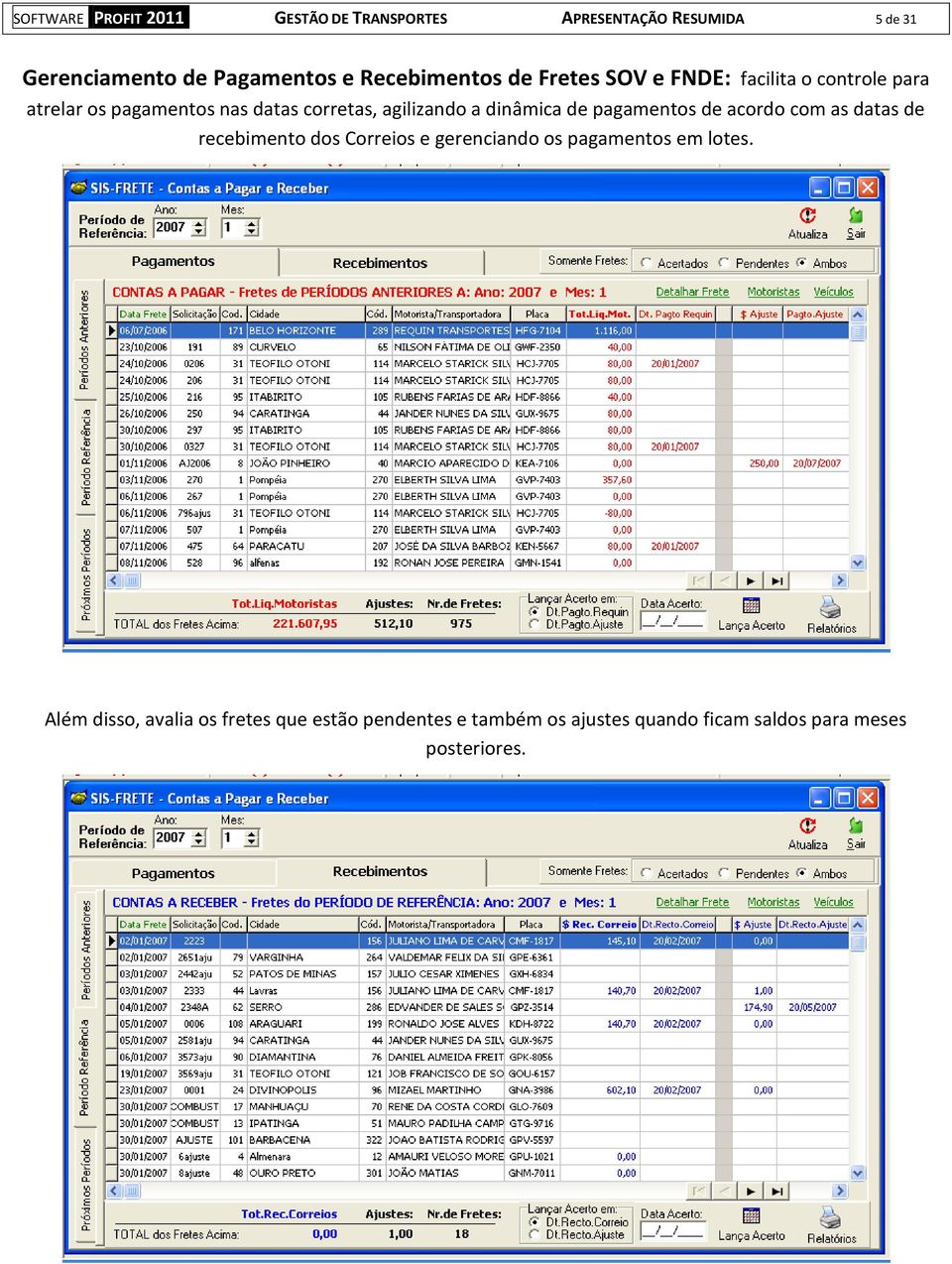 FNDE: facilita o controle para atrelar os pagamentos nas datas corretas, agilizando a dinâmica de pagamentos