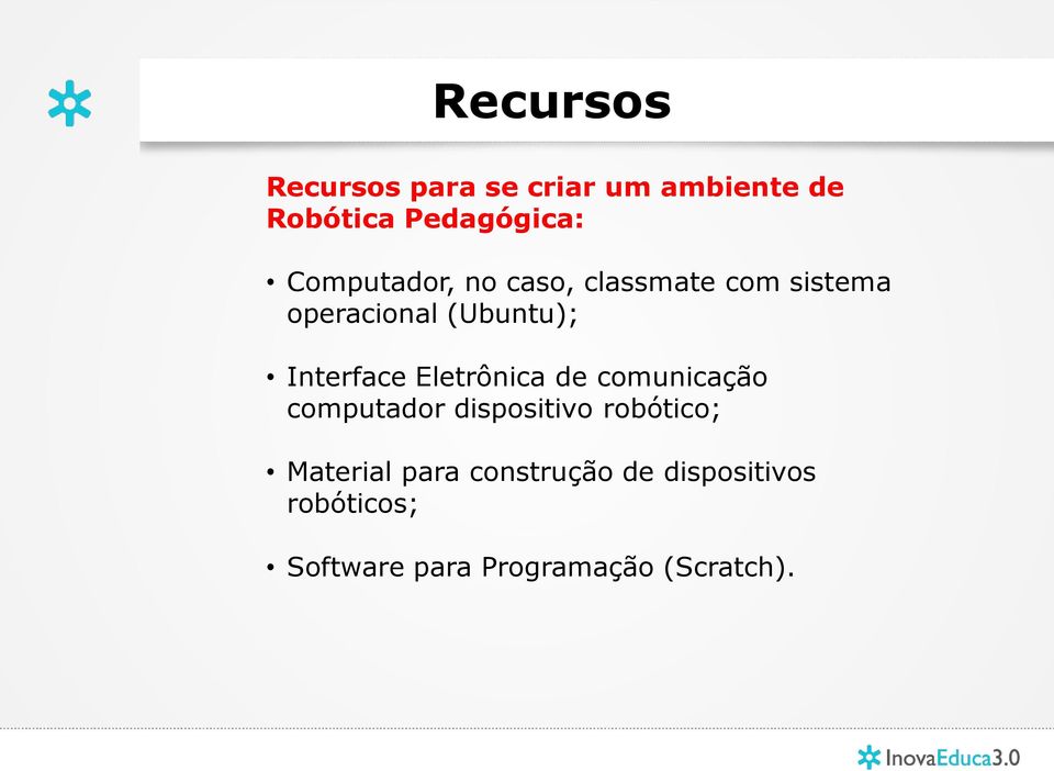 Interface Eletrônica de comunicação computador dispositivo robótico;