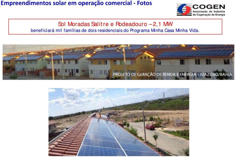 Rodeadouro 2,1 MW beneficiará mil famílias