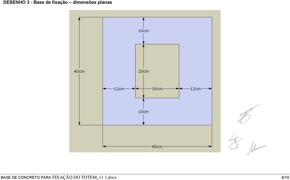 BASE DE CONCRETO PARA