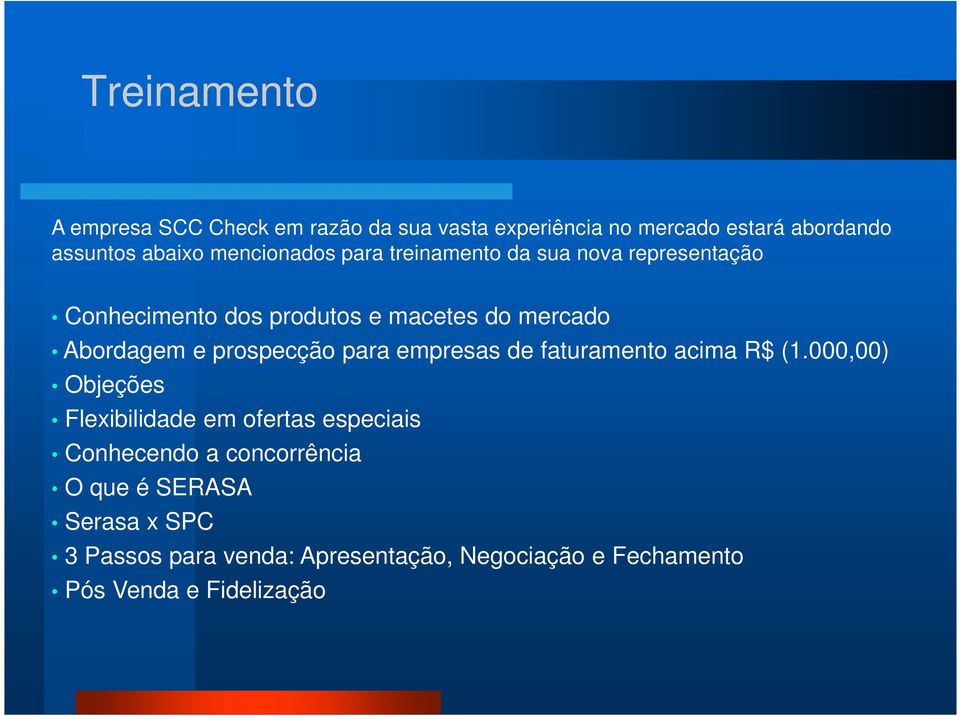 prospecção para empresas de faturamento acima R$ (1.