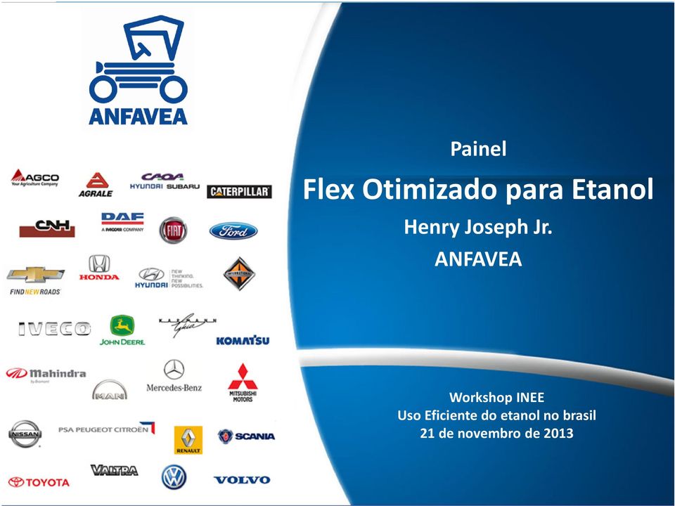 ANFAVEA Workshop INEE Uso