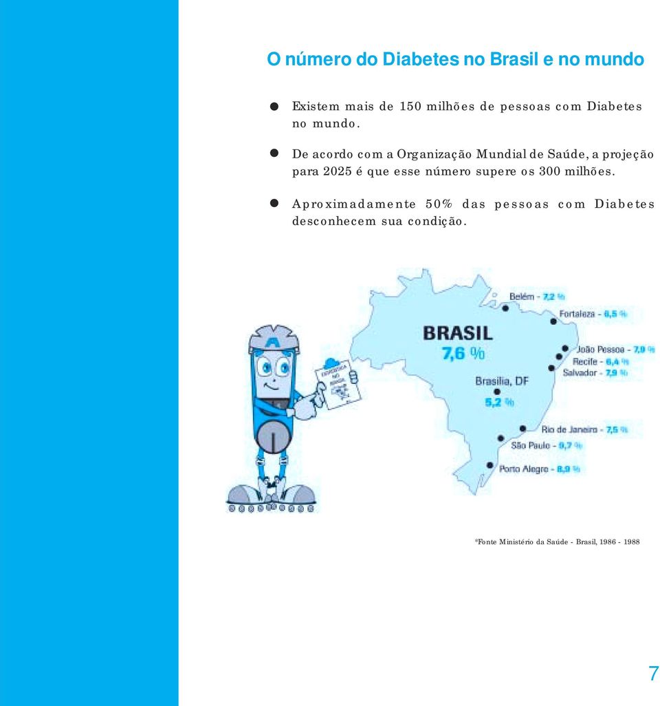 De acordo com a Organização Mundial de Saúde, a projeção para 2025 é que esse