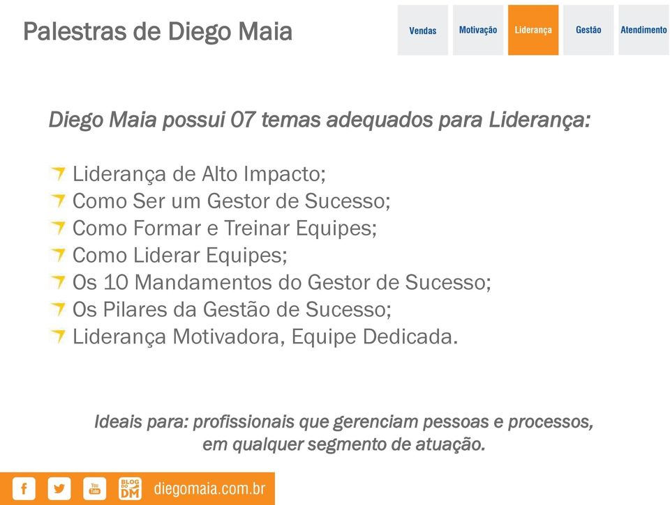 Mandamentos do Gestor de Sucesso; Os Pilares da Gestão de Sucesso; Liderança Motivadora, Equipe