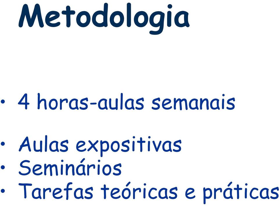 Aulas expositivas