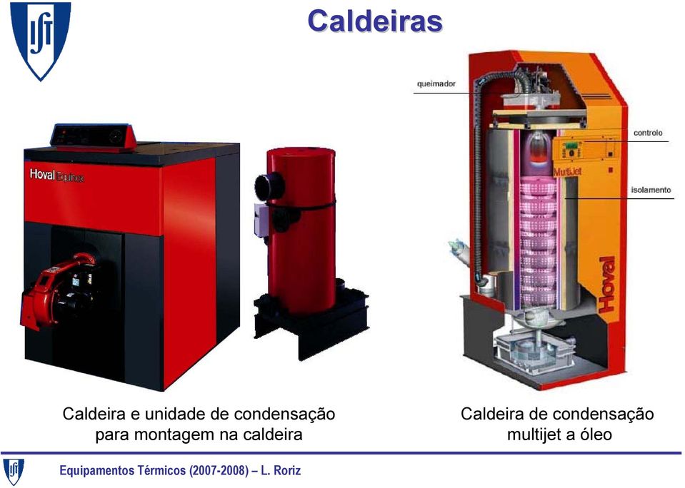 montagem na caldeira