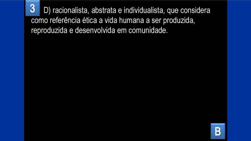 referência ética a vida humana a ser