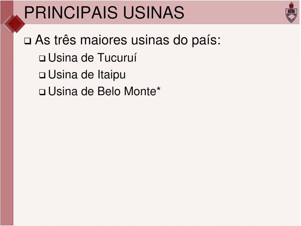 Usina de Tucuruí Usina de