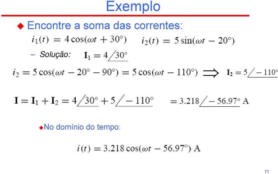 correntes: