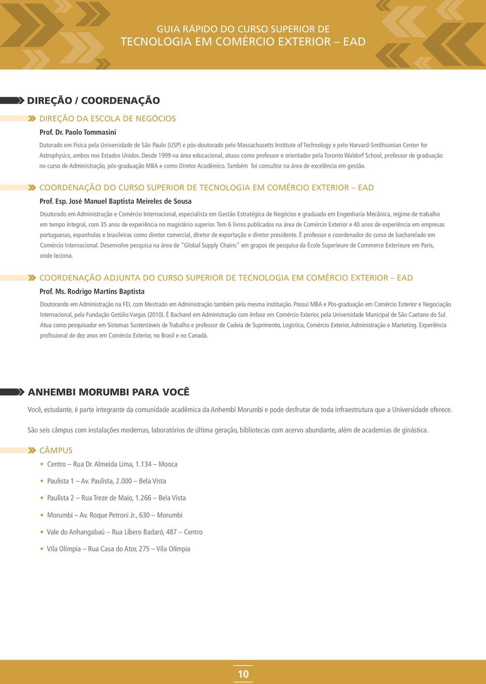 Desde 1999 na área educacinal, atuu cm prfessr e rientadr pela Trnt Waldrf Schl, prfessr de graduaçã n curs de Administraçã, pós-graduaçã MBA e cm Diretr Acadêmic.