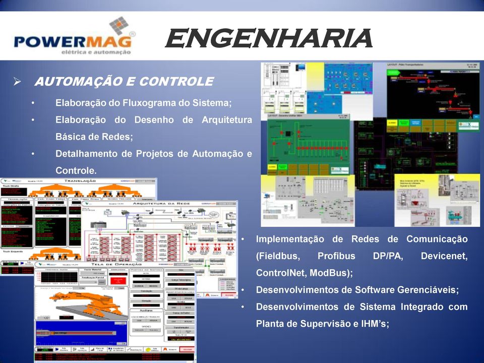 Implementação de Redes de Comunicação (Fieldbus, Profibus DP/PA, Devicenet, ControlNet,