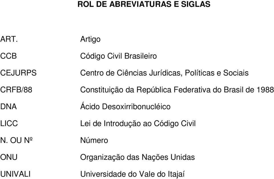 Sociais CRFB/88 Constituição da República Federativa do Brasil de 1988 DNA LICC Ácido