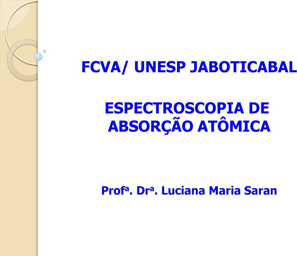 ESPECTROSCOPIA DE