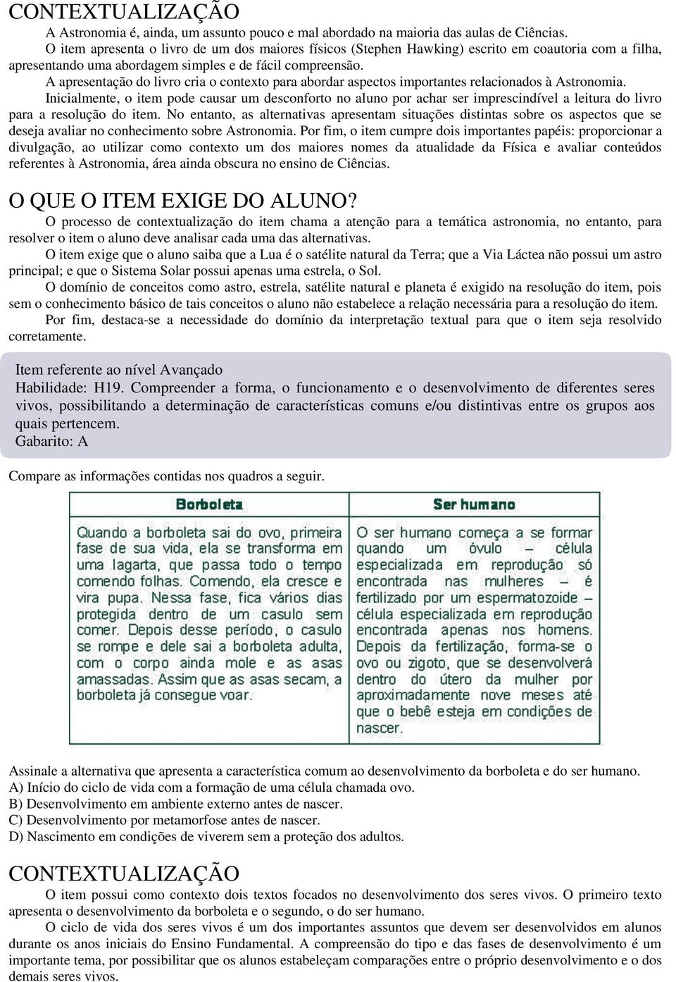 A apresentação do livro cria o contexto para abordar aspectos importantes relacionados à Astronomia.