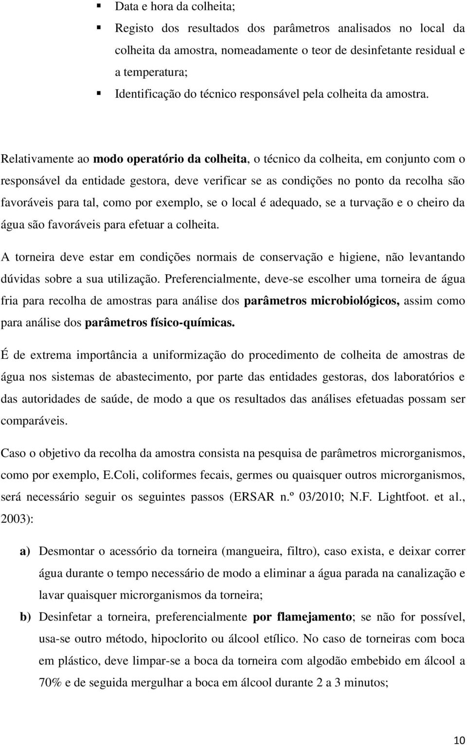 Colheita e Análise de Águas de Consumo, Piscinas e Residuais - PDF Free  Download
