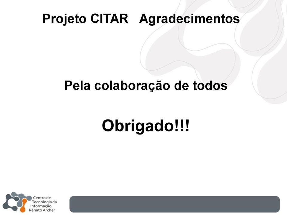 Pela colaboração