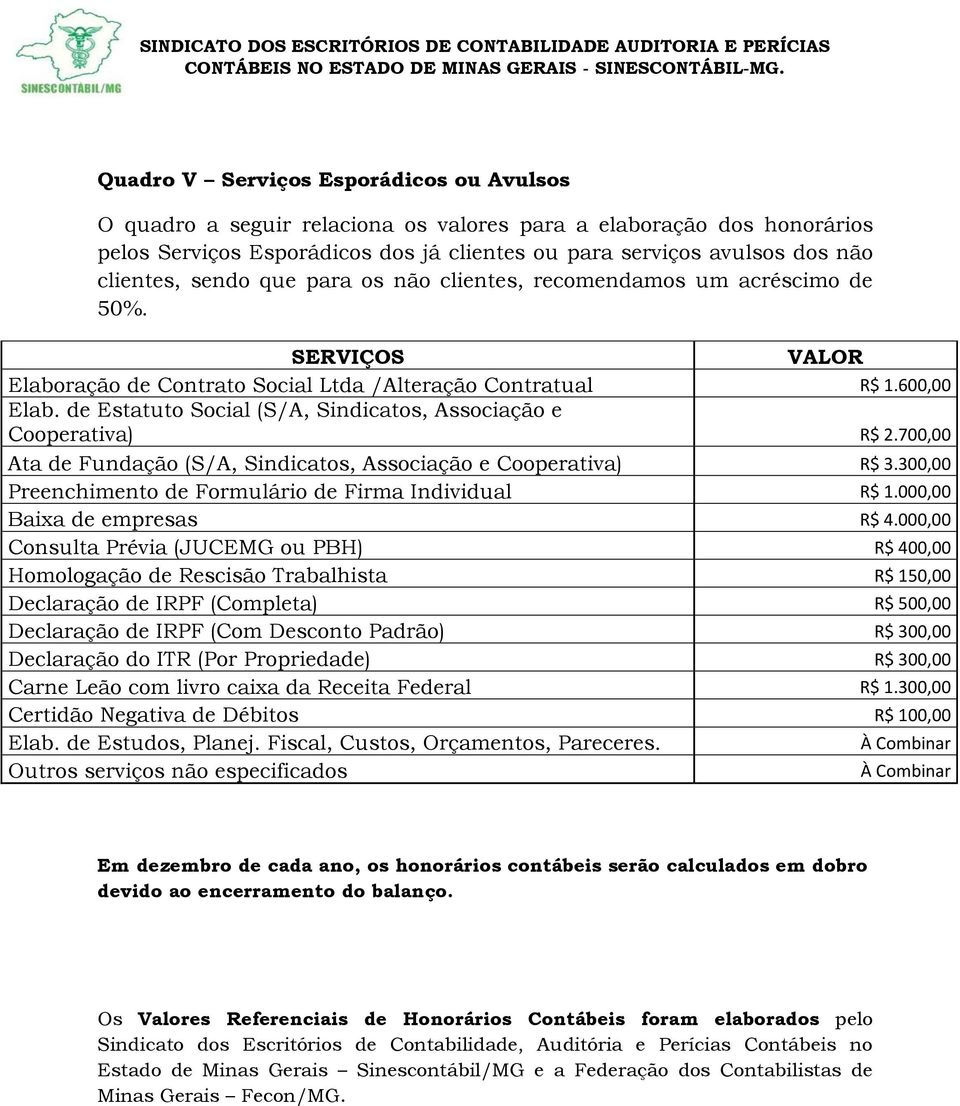 de Estatuto Social (S/A, Sindicatos, Associação e Cooperativa) R$ 2.700,00 Ata de Fundação (S/A, Sindicatos, Associação e Cooperativa) R$ 3.300,00 Preenchimento de Formulário de Firma Individual R$ 1.