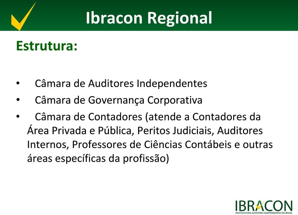 da Área Privada e Pública, Peritos Judiciais, Auditores Internos,