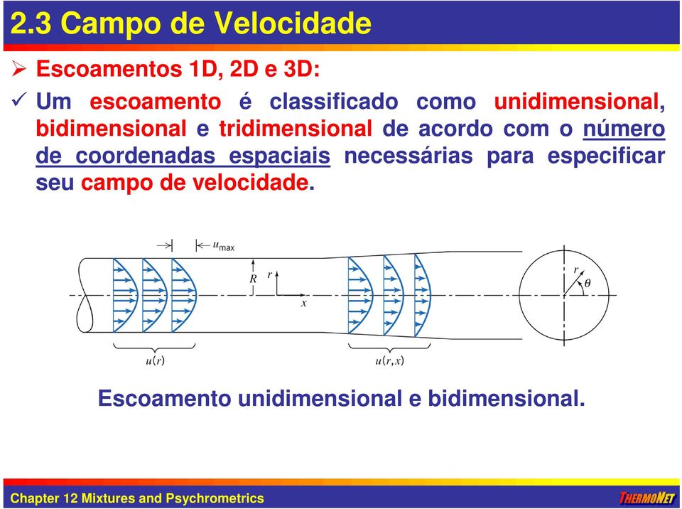 acordo com o número de coordenadas espaciais necessárias para