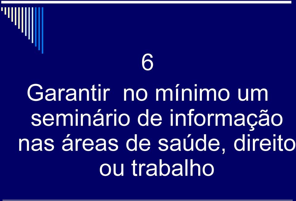 informação nas áreas