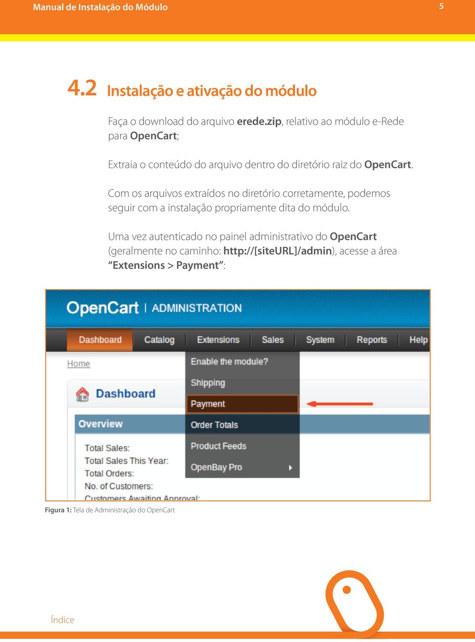 Com os arquivos extraídos no diretório corretamente, podemos seguir com a instalação propriamente dita do módulo.