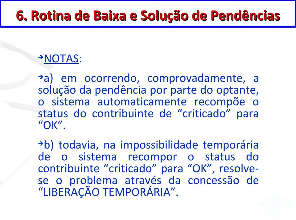 criticado para OK.