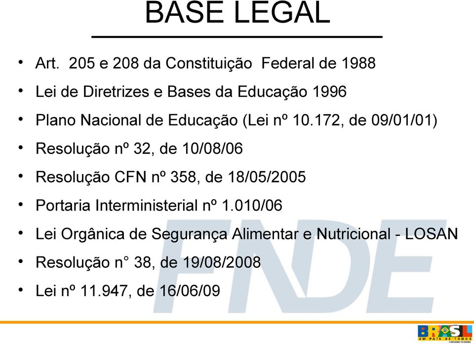 Nacional de Educação (Lei nº 10.