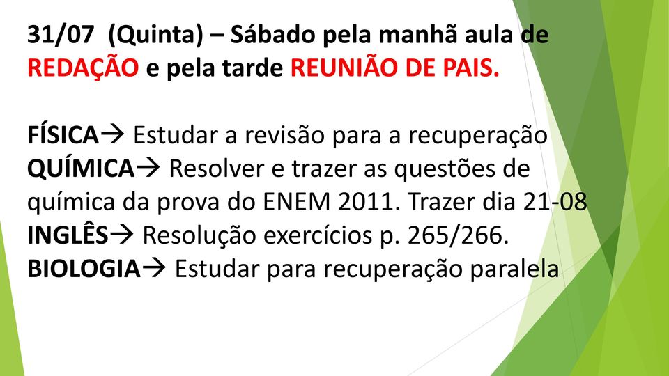 trazer as questões de química da prova do ENEM 2011.