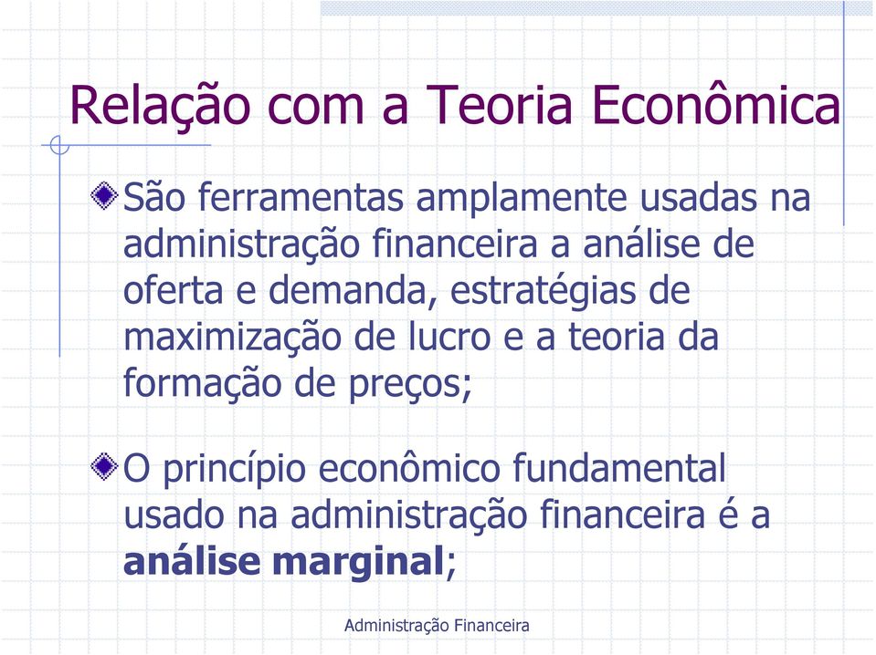 maximização de lucro e a teoria da formação de preços; O princípio