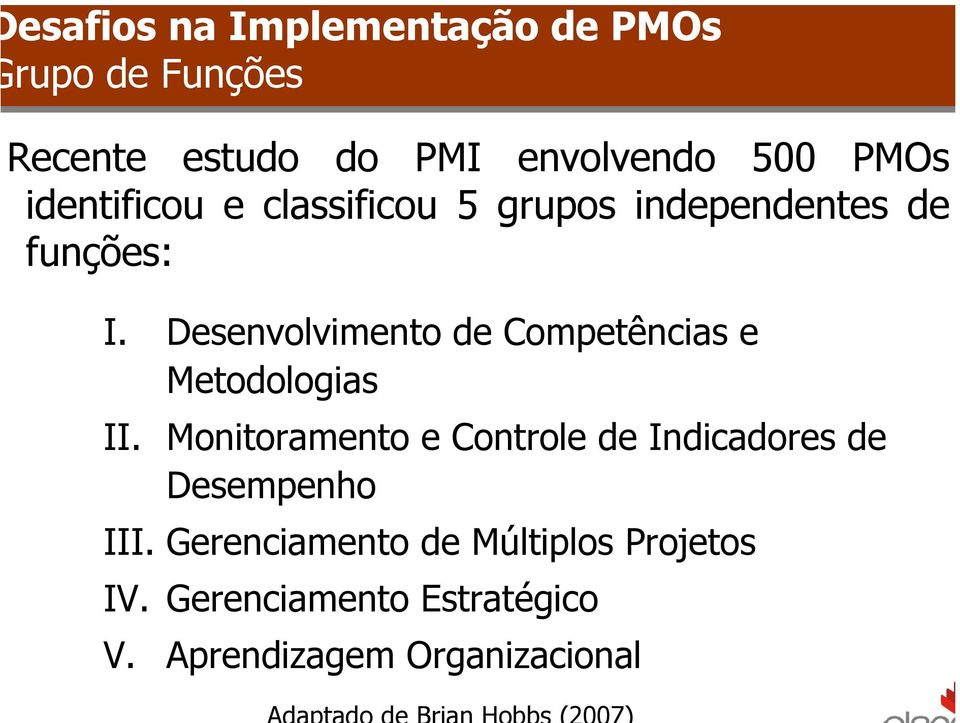 Desenvolvimento de Competências e Metodologias II.