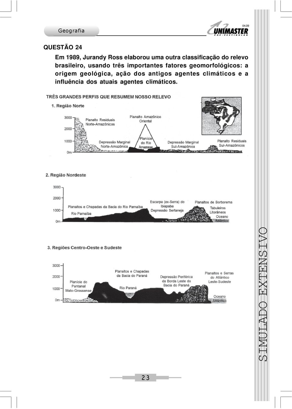 fatores geomorfológicos: a origem geológica, ação dos antigos