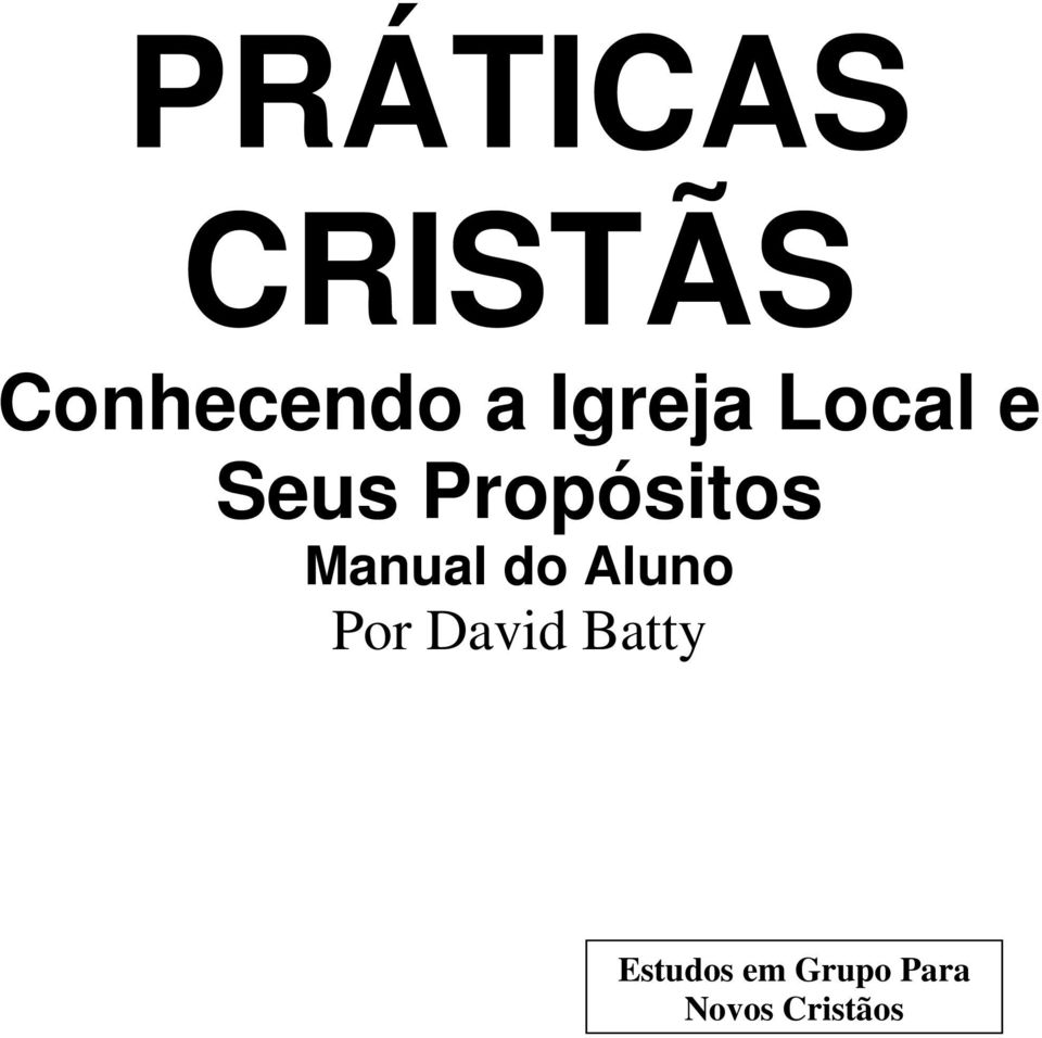 Manual do Aluno Por David Batty