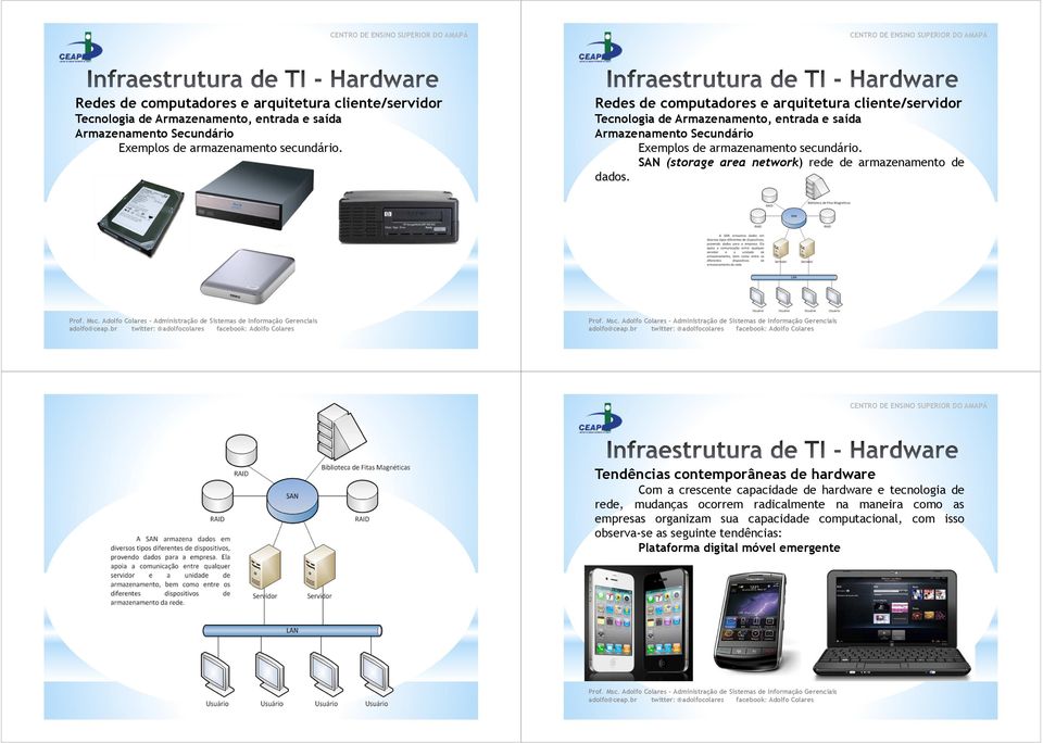 Com a crescente capacidade de hardware e tecnologia de rede, mudanças ocorrem radicalmente na maneira como as empresas