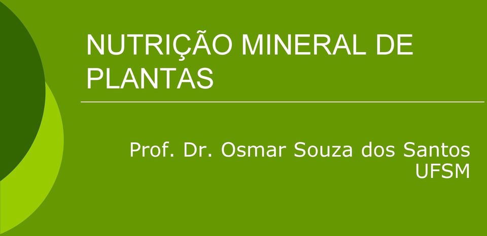 Dr. Osmar Souza