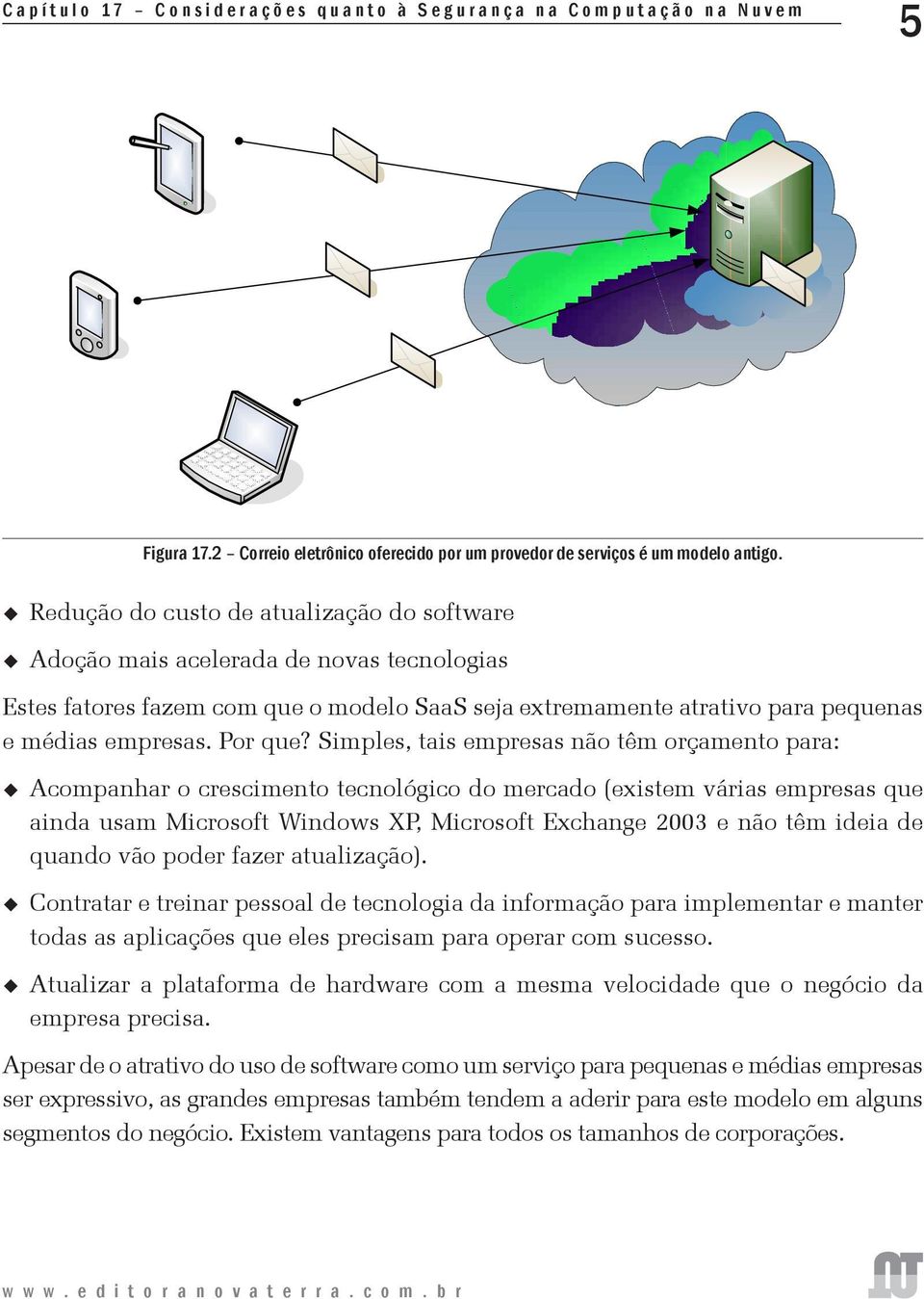 Simples, tais empresas não têm orçamento para: Acompanhar o crescimento tecnológico do mercado (existem várias empresas que ainda usam Microsoft Windows XP, Microsoft Exchange 2003 e não têm ideia de