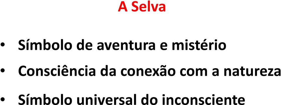 conexão com a natureza