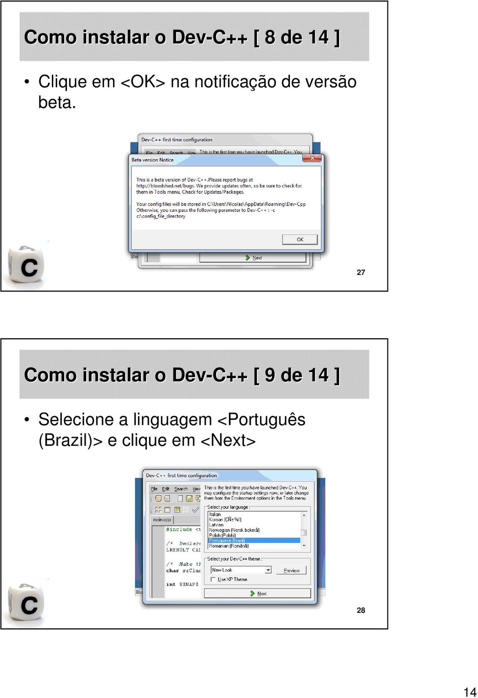 27 Como instalar o Dev-C++ [ 9 de 14 ]