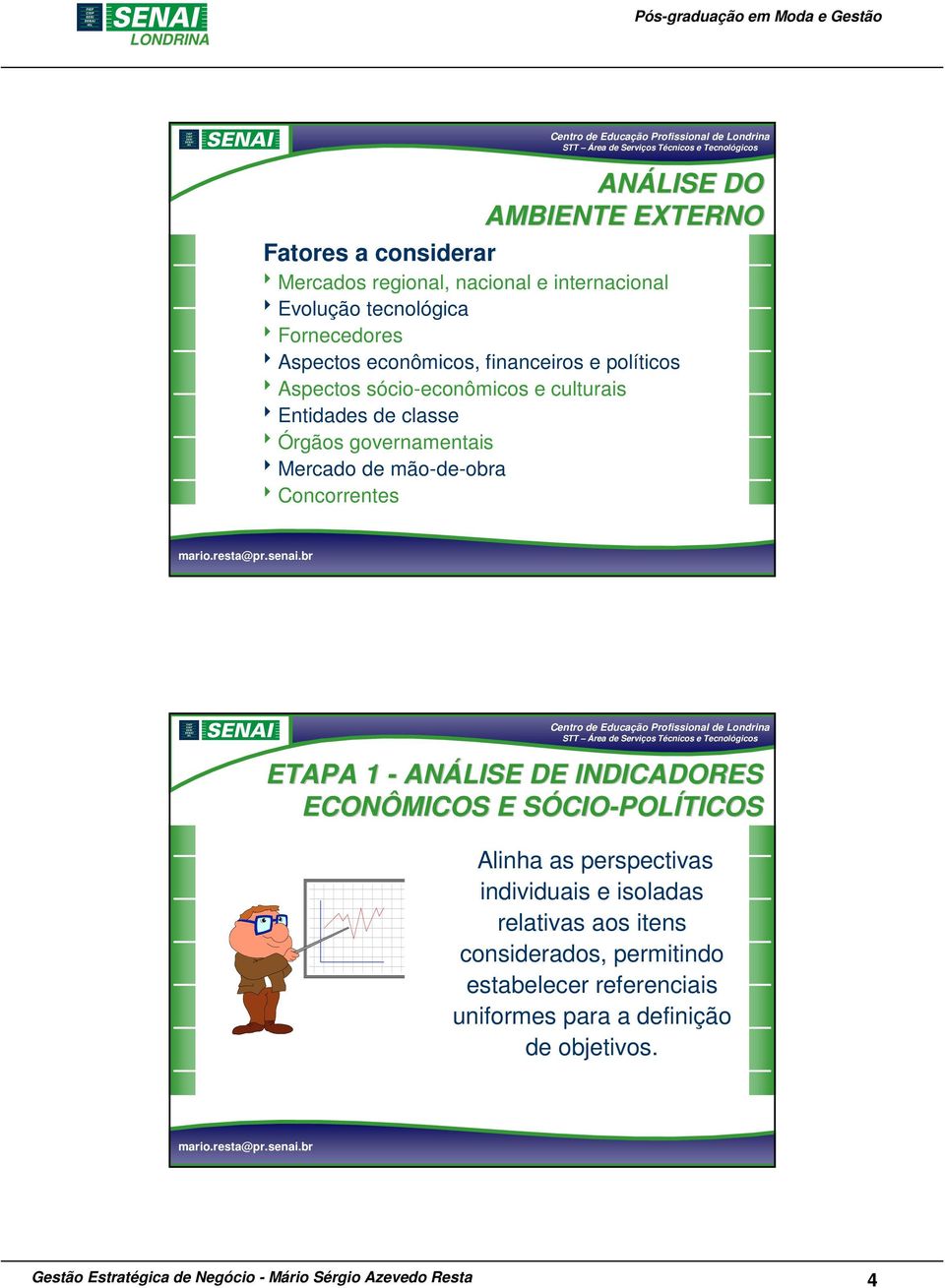 8Mercado de mão-de-obra 8Concorrentes ETAPA 1 - ANÁLISE DE INDICADORES ECONÔMICOS E SÓCIOS CIO-POLÍTICOS Alinha as perspectivas